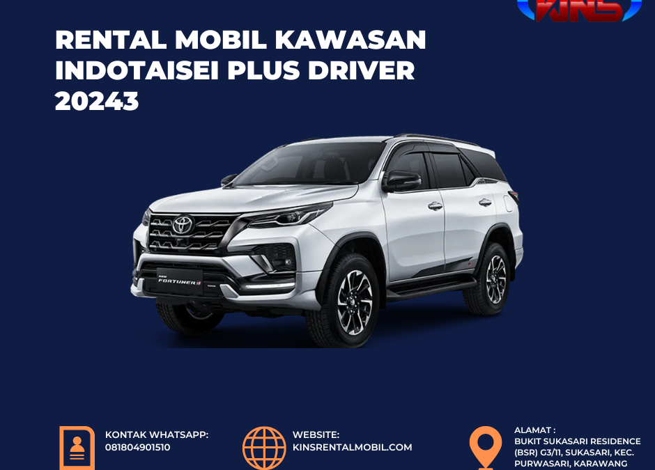 Rental Mobil Kawasan Indotaisei Plus Driver 2026