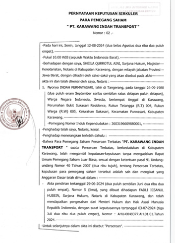 Akta Notaris Halaman 1